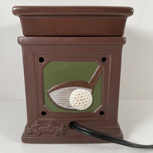 Scentsy Fore Golf Theme Wax Warmer RETIRED Golf Wax Warmer Full Size Fathers Day - Picture 4 of 11